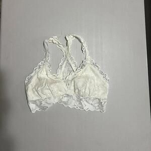 aere lace bralette cream size medium M womens